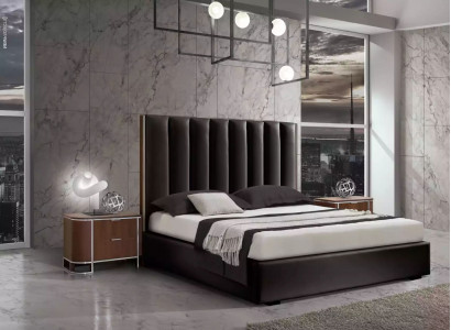 Bed, bedside table, 2x luxury bedroom set, complete room furniture, new